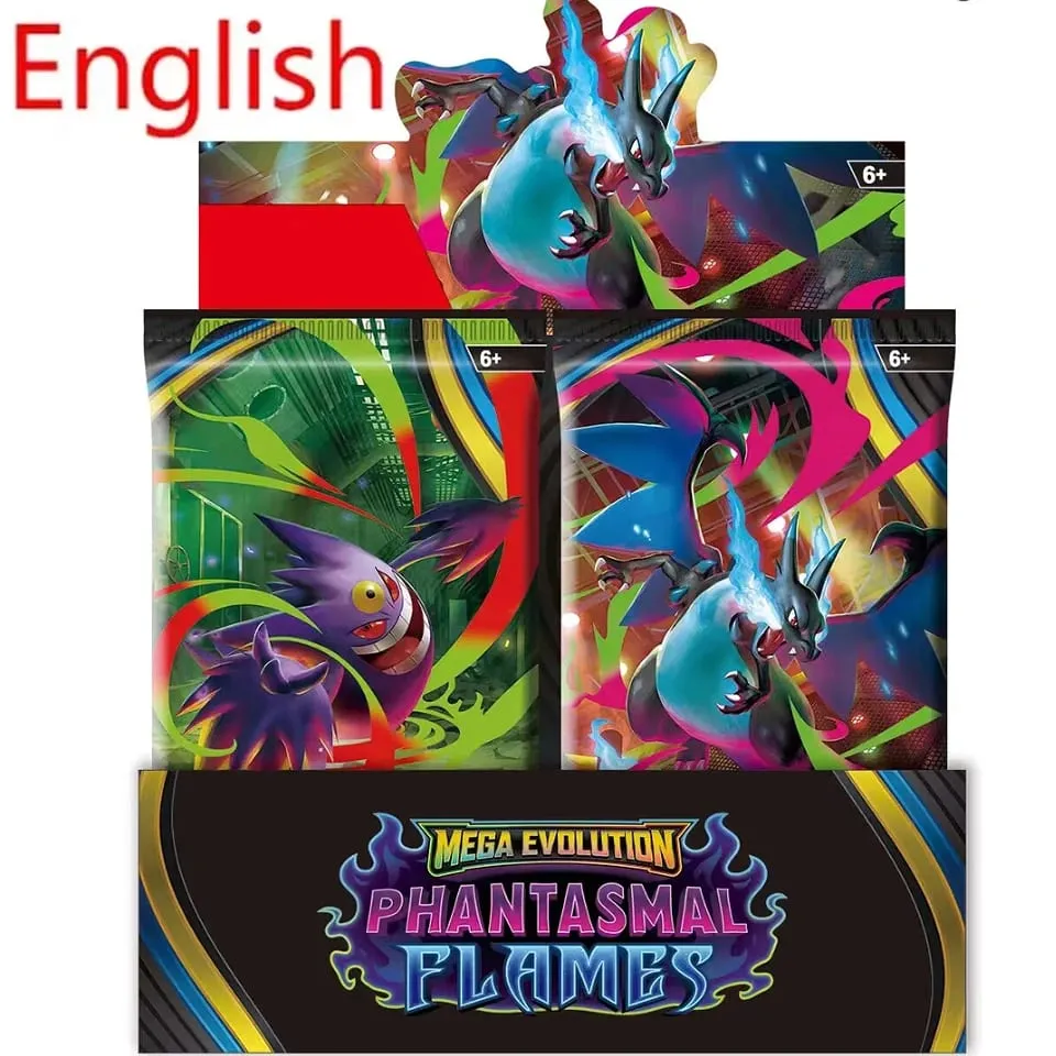 2026 360Pcs/Set Pokémon Card MEGA EVOLUTION Pre-group SCARLET&VIOLE 151 PHANTASMA FLAMES Prismatic English Booster Battle Card — image 2