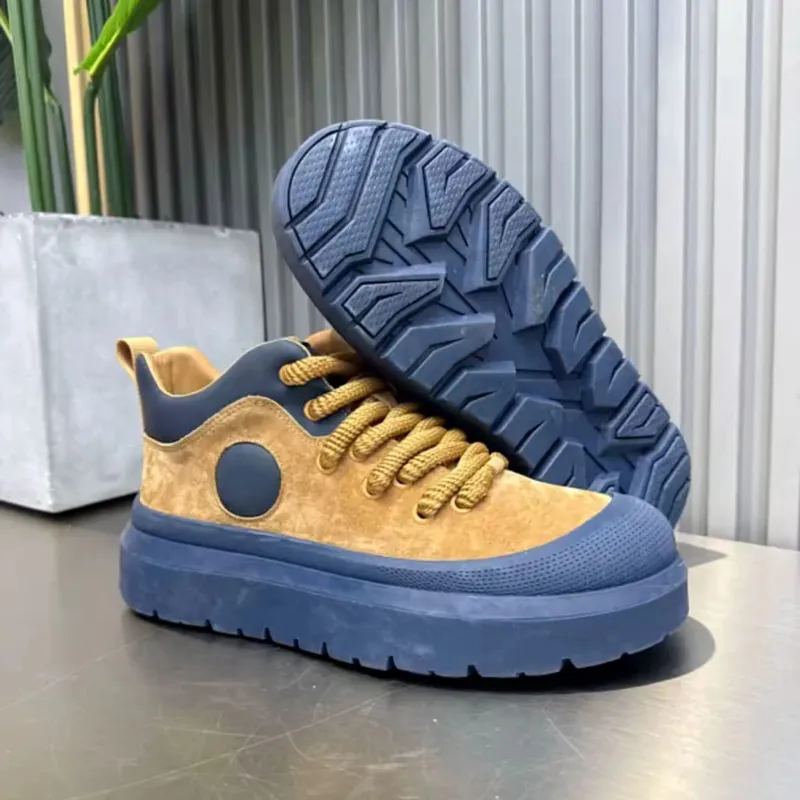 Autumn Men Casual Sneakers Platform High Top Skateboard Vulcanized Shoes Tennis Sports Shoes Lace Up High Quality Outdoor Boots — image 9