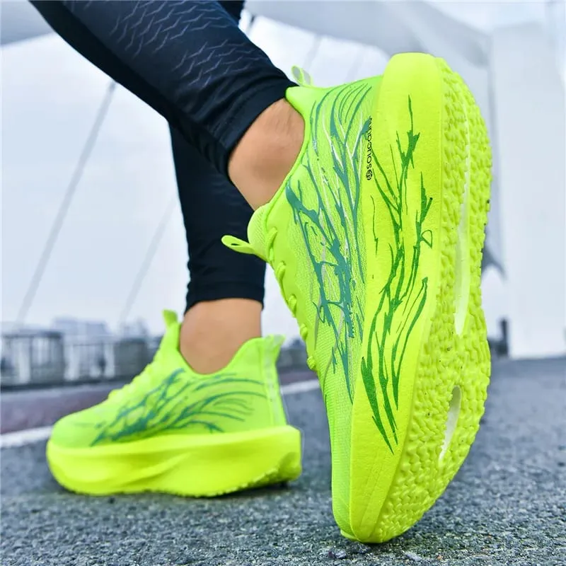 Lightweight Running Men's Sneakers Carbon Board Speciality Marathon Sports Walking Shoes Male Women's Athletic Nonskid Sneakers — image 5