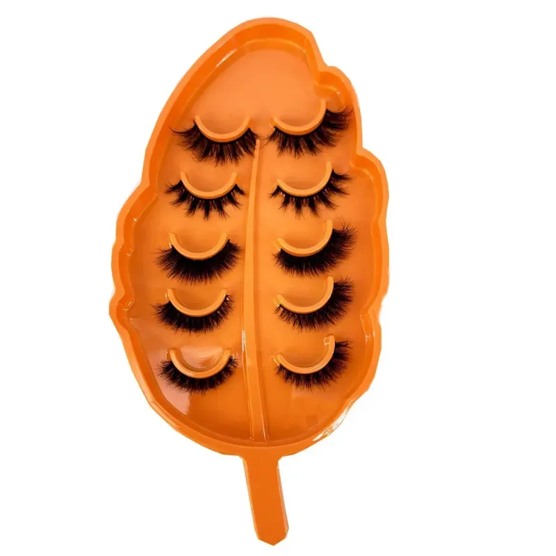 NEW Cat/Fox Eye Effect 5pairs Messy Fluffy Volume Eyelashes6D Super Fluffy Wispy Mink Eyelashes Dramatic Lashes Eyelash — image 6