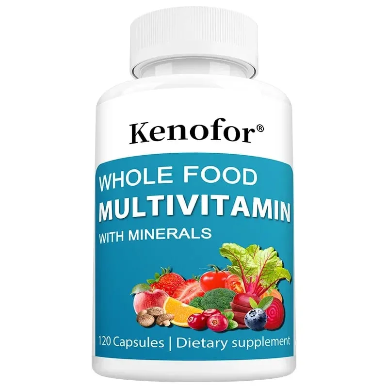 Cápsulas multivitamínicas contêm biotina e magnésio para antioxidantes, ajudam a aumentar a energia da função imunológica e a saúde imunológica — image 9