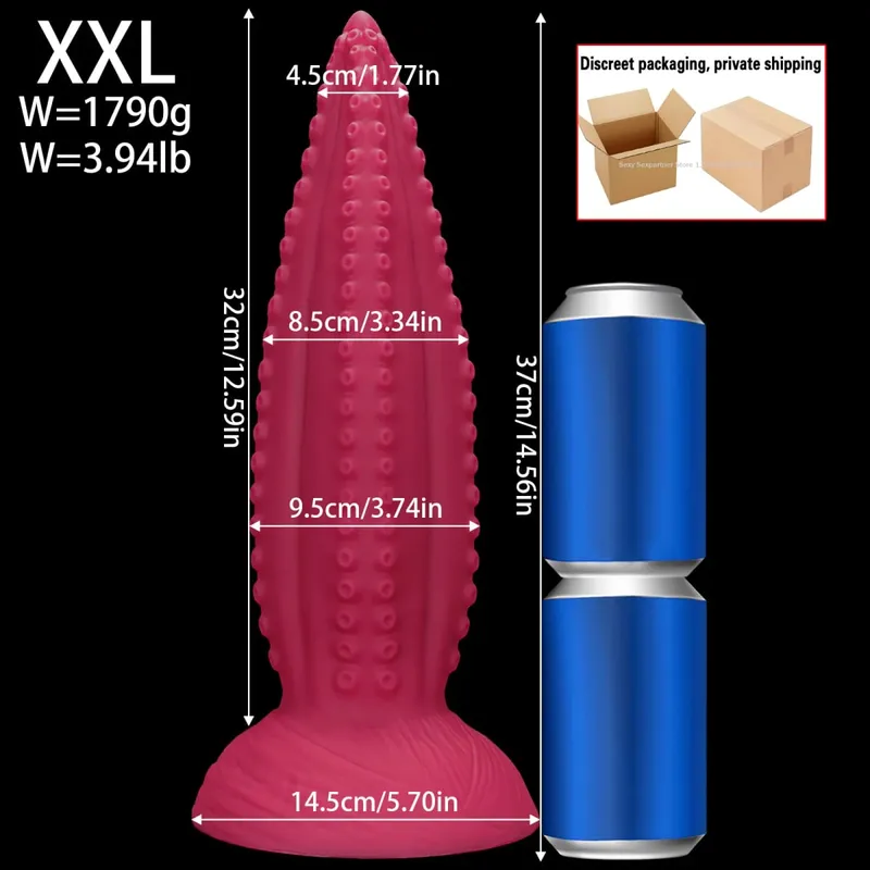 66cm Super Mahaba Malaki Anal Plug Malaking Makapal Butt Plugs Pagsasanay Anal Dilator Laruang Prostate Massager Pang-adultong Anal Sex Toy Para sa mga Babae Lalaki — image 18