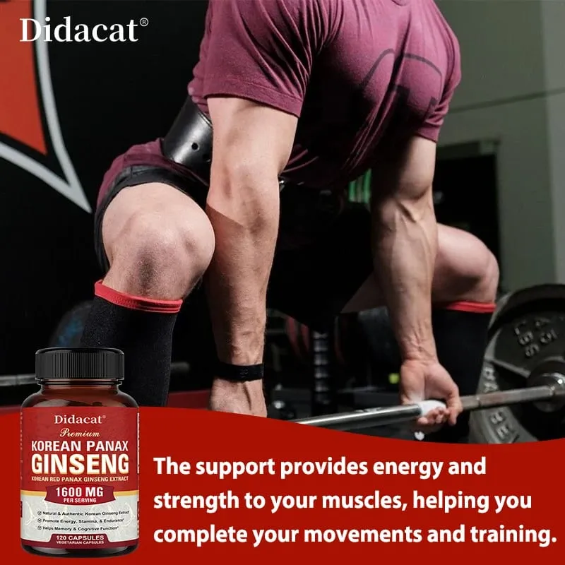 Korean Red Ginseng Capsules | Powerful Ginsenosides To Boost Energy Focus Stamina Vitality and Strengthen The Immune System — image 2
