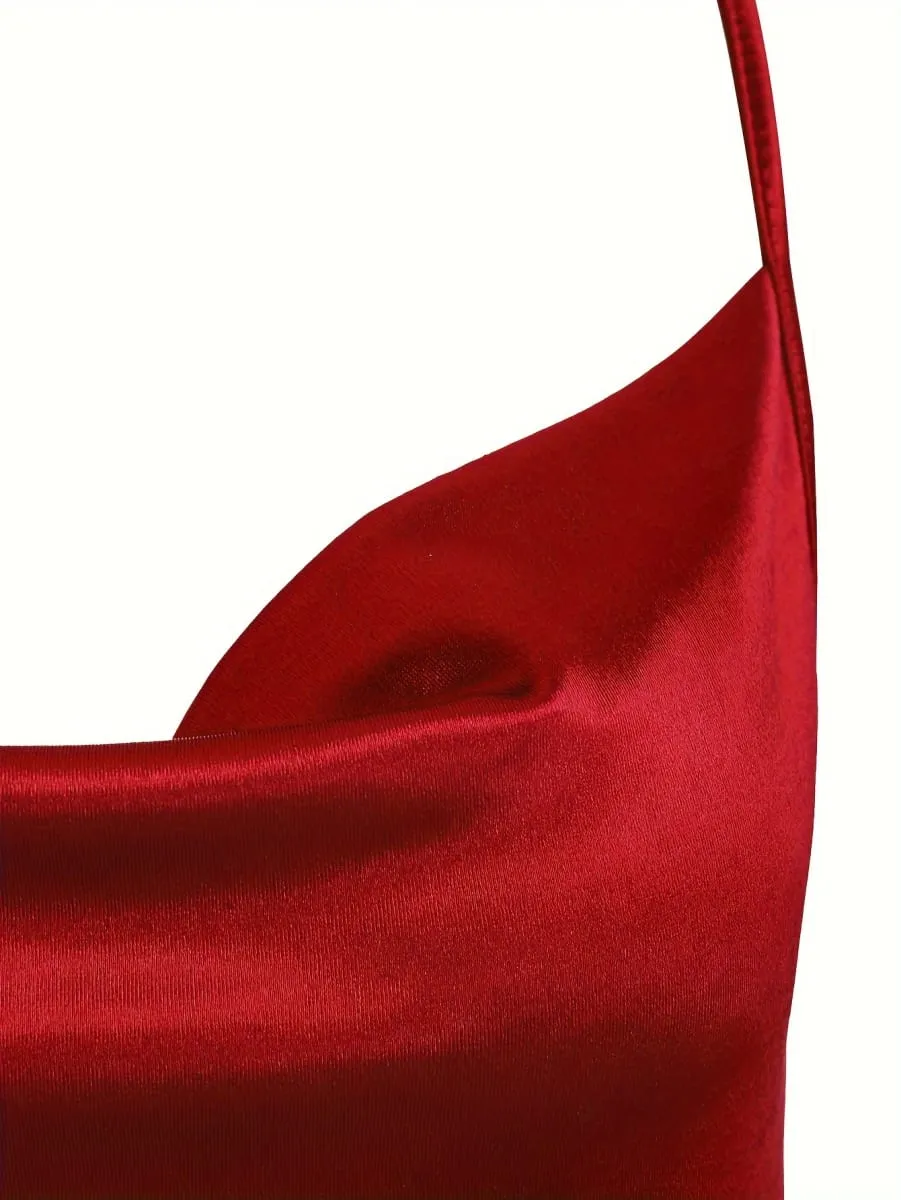2024 Lady Va Voom Satin Höfthängselklänning dam — image 3
