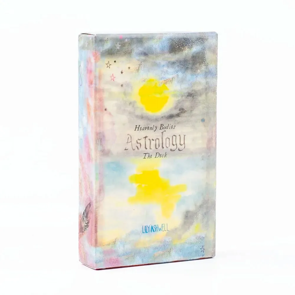 Corpos celestiais 51 peças baralho de cartas astrologia oracle para adivinhação do destino e adivinhação 10.4x6.1cm jogo de tabuleiro para festa divertida