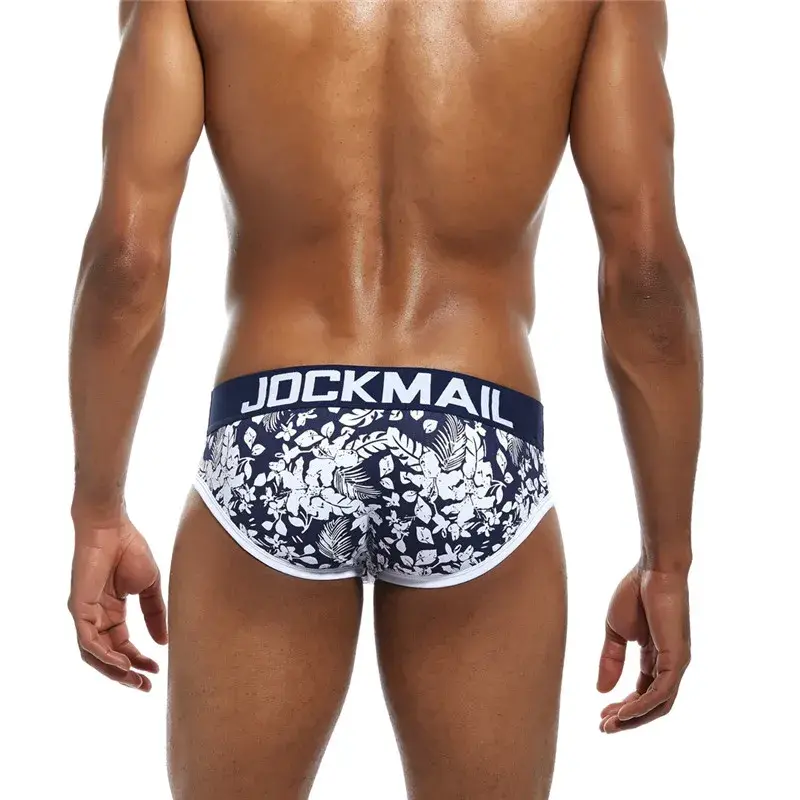 Panlalaking Underwear Briefs Cotton Printed Sexy Men Boxer Brief Slips Cueca Masculina Panties Calcinha Calzoncillos Hombre Breathable — image 3