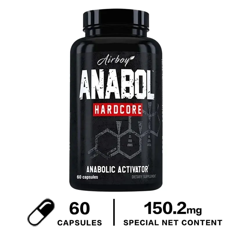 Anabol Hardcore Supplement - Paglaki ng kalamnan Pinahusay na Endurance Stress at Mood Relief at Pangkalahatang Kalusugan — image 8