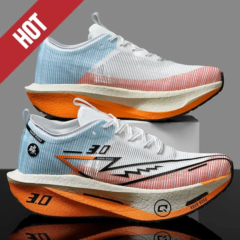 Running Shoes Men Marathon Carbon Board Speciality Sports Breathable Lightweight Women's Comfortable Athletic Stability Sneakers