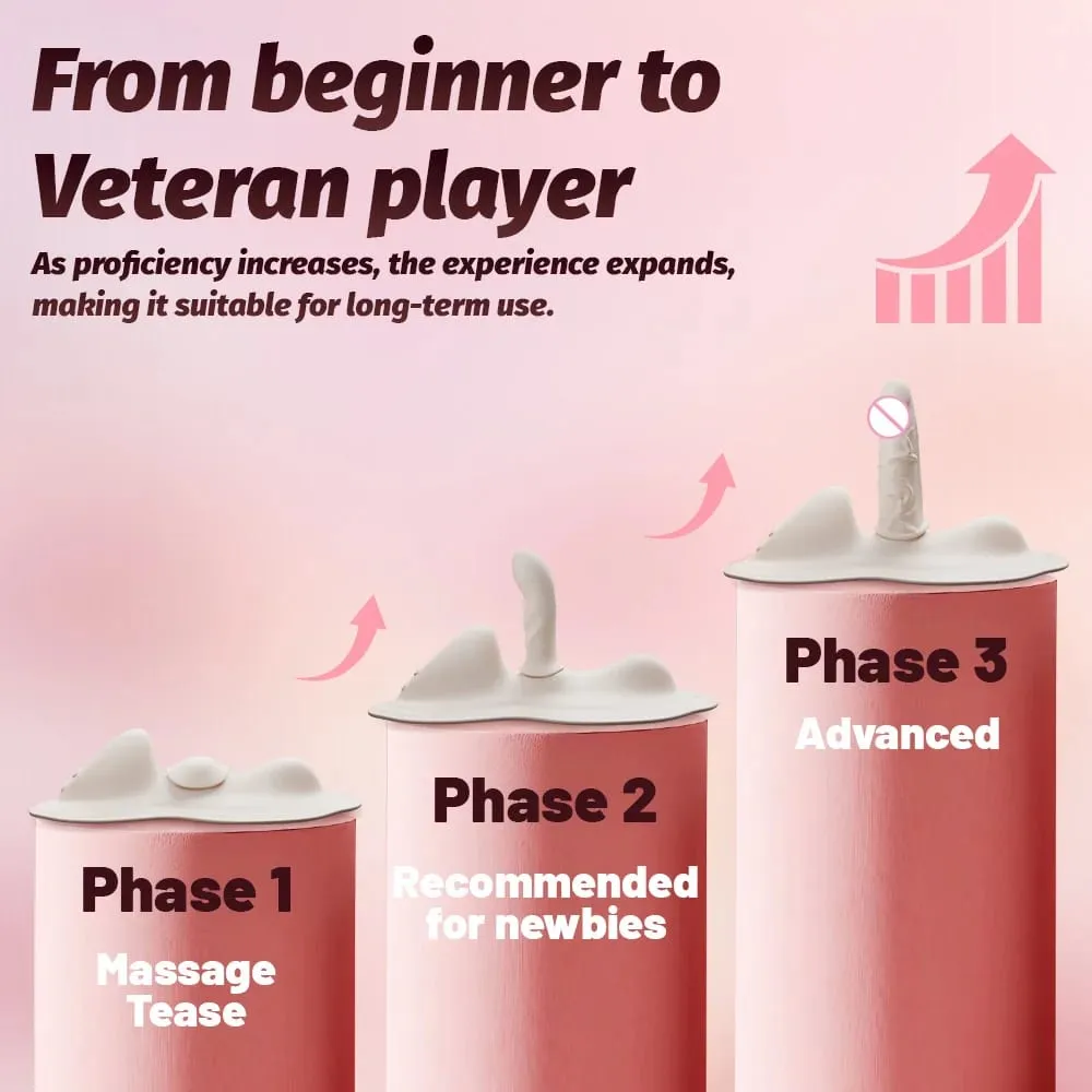 Thrusting Vibrator Separable Cushion Massager APP Control Heating Dildos Vibrator Clitoral Anal Stimulator Sex Toys para sa Babae — image 4