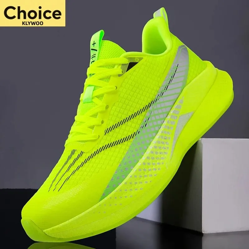 Marathon Running Shoes Men Sports Carbon Board Breathable Lightweight Comfortable Women's Athletic Cushion Stability Sneakers — image 4