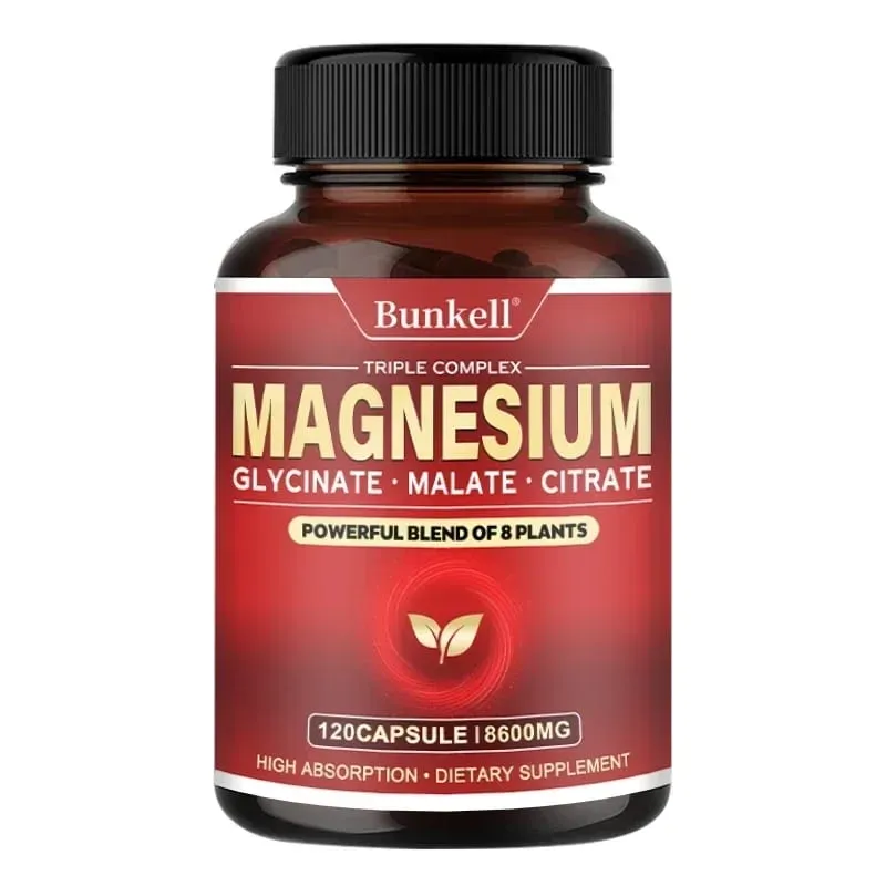 Magnesium Complex - Magnesium Glycinate Malate Citrate - Promotes Energy and Sleep Bone Health Gluten Free and Non-GMO — image 9