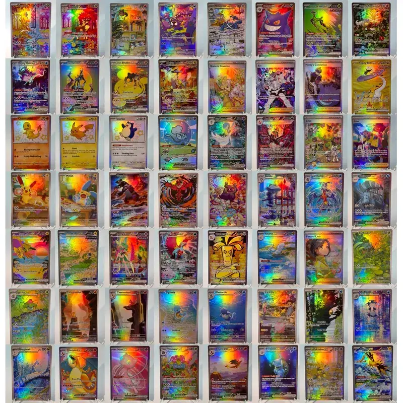 Base Set Surging Sparks PKM Cards PTCG123 BUNDLE GX Rainbow Holographic Ex GX Rare Collection Battle Toys Gifts for Hobbies — image 1
