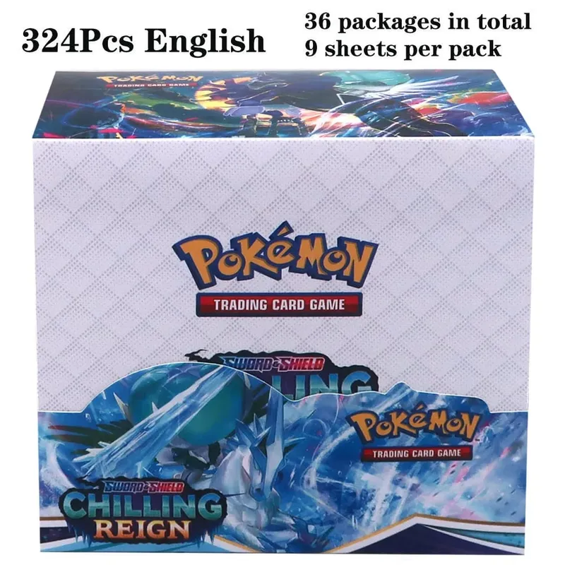 324Pcs Pokemon TCG: Sword & Shield Tempest Bonds Booster Box Trading Card Game Pokemon Card Kids Toys Board Game — image 21