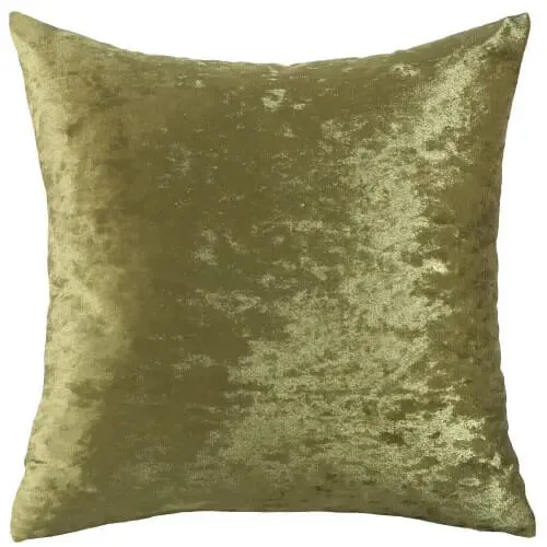 Ice Velvet Solid Color Cushion Cover 18x18 Inch Crushed Velvet Shiny Throw Pillowcase for Living Room Sofa Home Decor