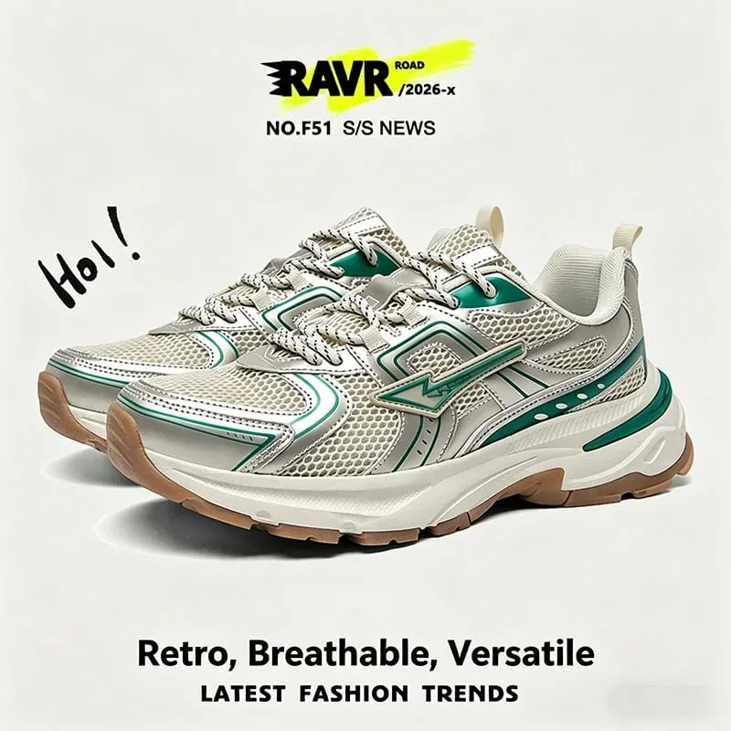 2026 Men Trendy Platform Dad Sneakers Women Breathable Mesh Soft Cushion Sport Running Non-Slip Athletic Jogging Training Shoes — image 2