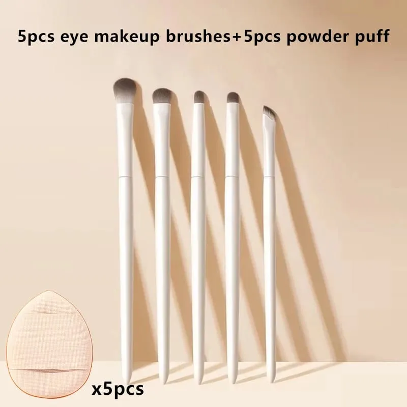 5/6/8/10pcs Makeup Brushes Set Professional Soft Eye Makeup Brushes Contouring Eyeshadow Eyeliner Eye Detail Brush Makeup Tools — image 12