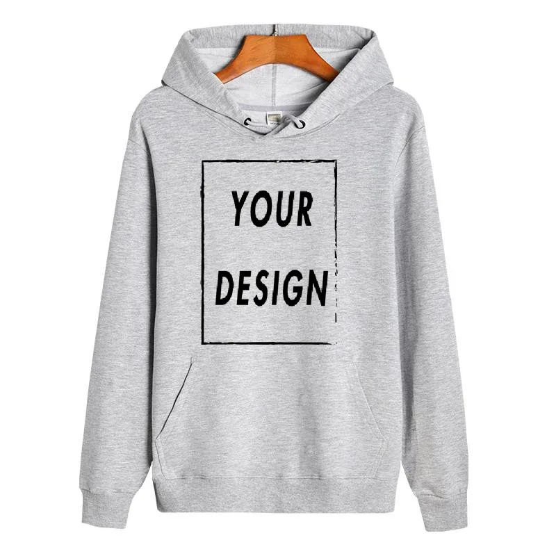 300g moletom com capuz de algodão puro design personalizado logotipo personalizado manga comprida novo moletom esportivo casual grande universal masculino e feminino — image 2
