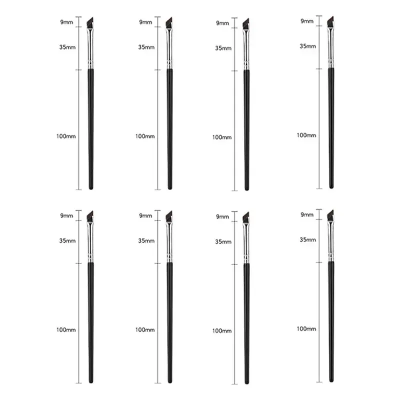 1-16pcs Upgrade Blade Eyeliner Brush Ultra Thin Fine Angle Flat Eyebrow Brush Liner Brow Place Makeup Brush Precise Detail Brush — image 22