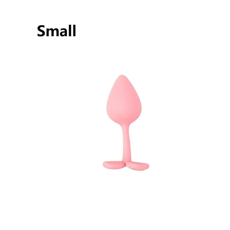 Silikonové anální korálky Sada análních kolíků Mini Malý Střední Velký Anální kolík Čtyřlístek Anální trenér Sex Toy Muži Ženy Gay
