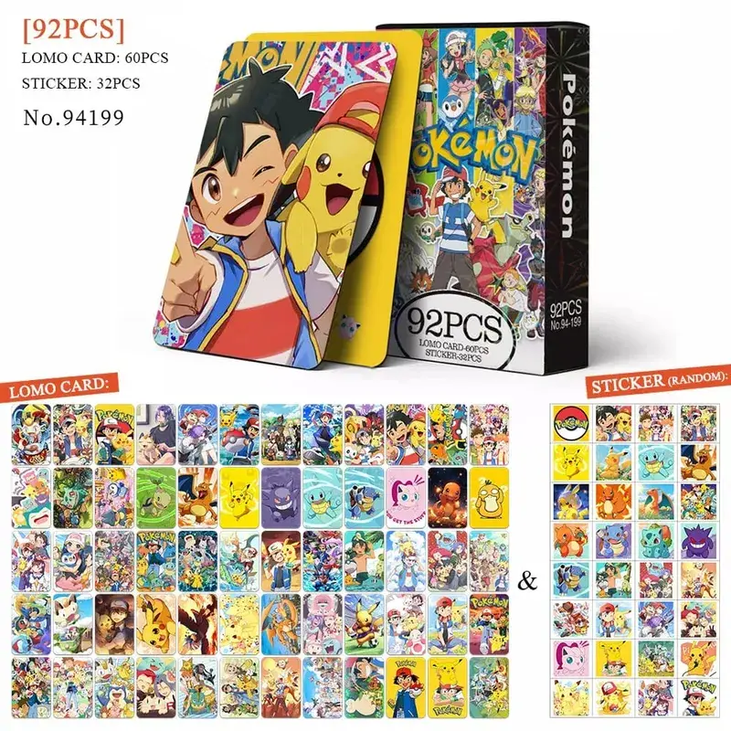 Tarjeta postal de Anime Attack on Titan Lomo, juguete Haikyuu boticario diarios Honkai Star Rail, tarjetas de colección con pegatinas de regalo — image 4