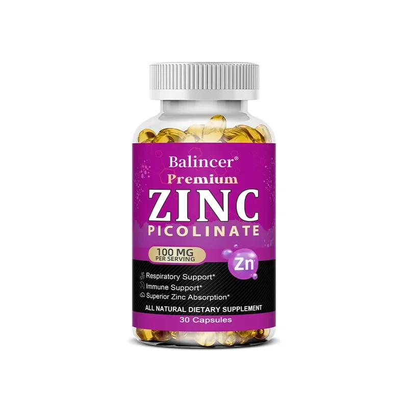 Zinc Picolinate 100Mg Capsules - Respiratory Immune Support Skin and Bone Health Highly Absorbed Supplement — image 8