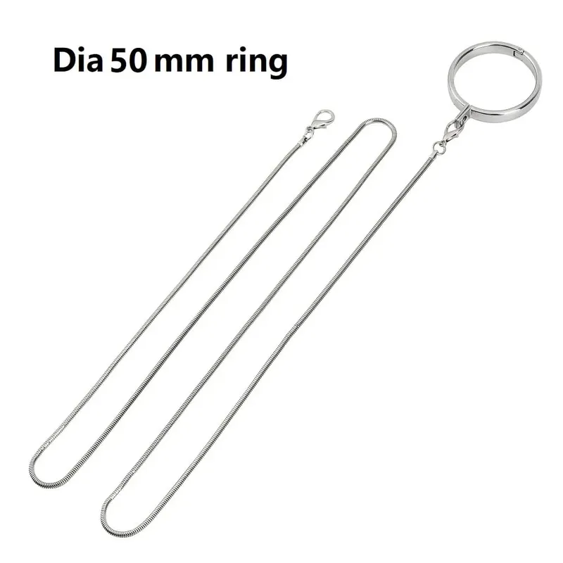 Masculino bola escroto maca metal pênis bloqueio galo anel corrente sm bondage restrição atraso ejaculação bdsm brinquedo sexual para homem — image 8