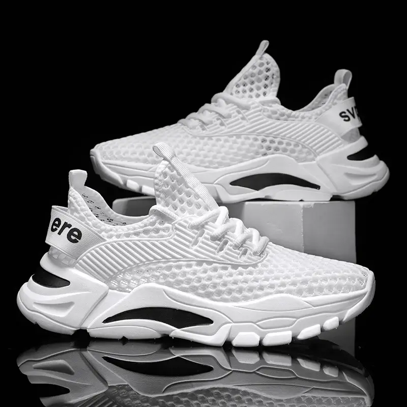 Summer Men Casual Shoes Breathable Mesh Mens Walking Shoes Lightweight Running Sneakers Soft Couple Jogging Tennis Sport Shoes — image 6