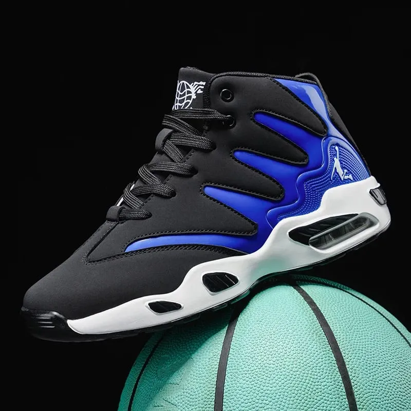 Men's High-Top Basketball Shoes Heavy-Duty and Stable Lace-Up Training Sneakers Unisex Suitable for Running Sports Basketball Walking. Ideal Gift for Men Lightweight Comfortable Lace-Up Closure Men's Basketball Shoes High-Quality Men's Sh — image 4