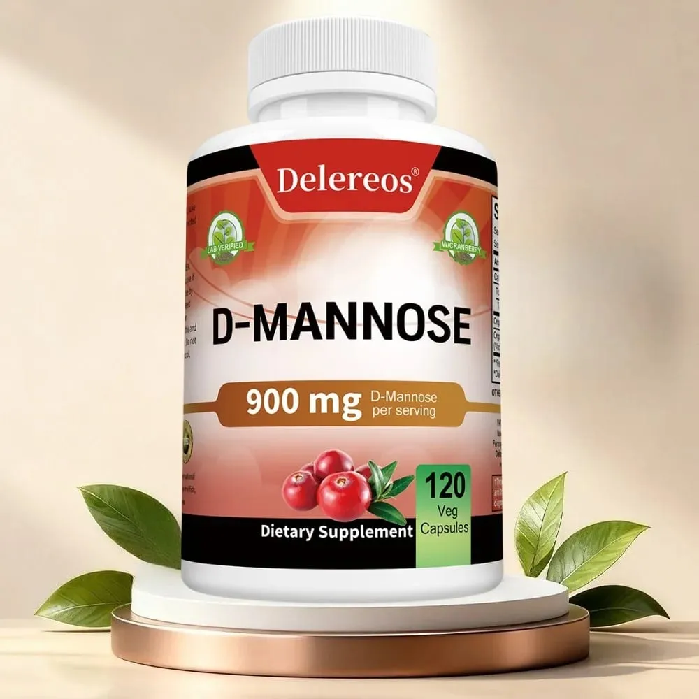 D Mannose Vegetarian Capsules - UTI Health Support Non GMO Vegetarian Friendly 120 Capsules — image 2