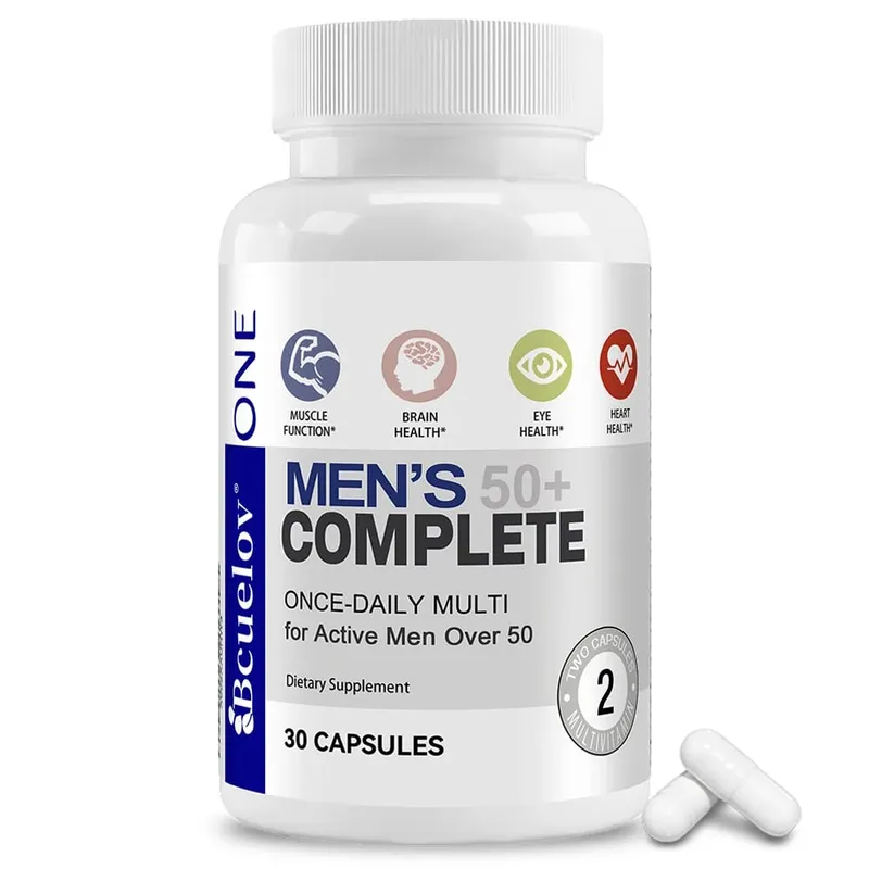 Men's Multivitamin for 50+ - Enhances Memory and Cognition Supports Brain Eye and Heart Health Boosts Energy and Immunity — image 9