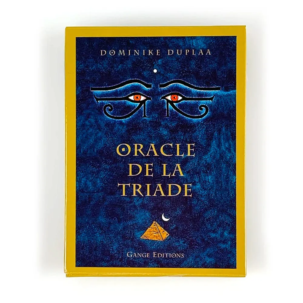 Oracle De La Triade French Version Oracle Cards Ancient Egyptian Mystic Divination Deck Spiritual Fortune-Telling Cards Game — image 1