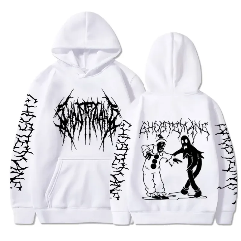 Ghostemane Double Sided Print Hoodie Men's Fashion Hip Hop Metal Rock Hoodies Gothic Oversized Sweatshirt Tracksuit Streetwear — image 11