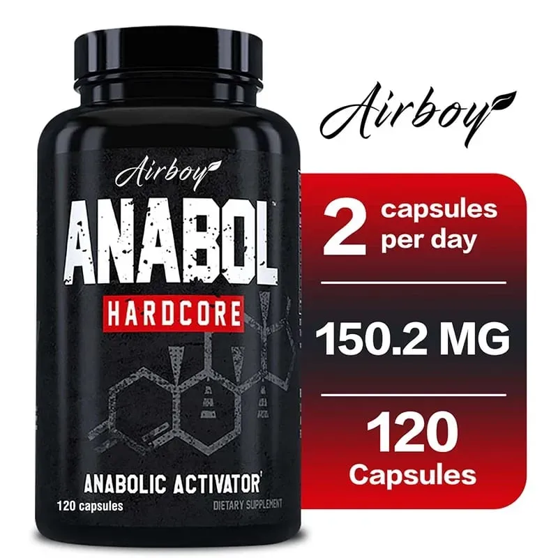 Anabol 하드코어 보충제 - 근육 단백질 합성을 촉진하고 근력을 증가시키는 동화작용 근육 강화 보충제 — image 2