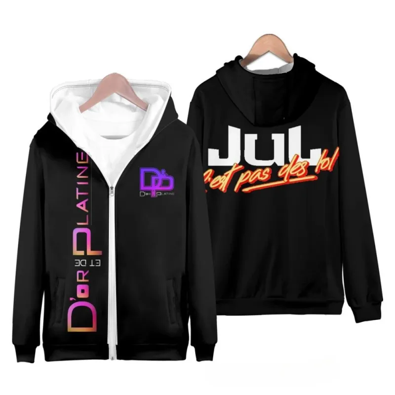 Rapper jul 3d impressão zíper hoodies das mulheres dos homens casual moletom com capuz com capuz agasalho de grandes dimensões pulôver homem casaco roupas — image 4