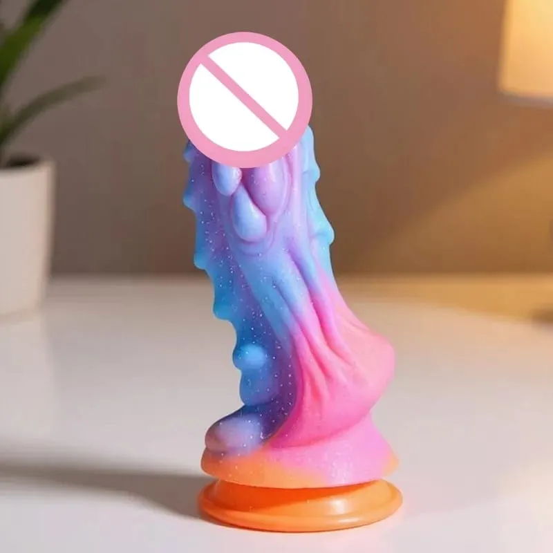 Vibrador de cavalo macio realista para mulheres silicone com forte ventosa jogar masturbador g ponto masturbação pau brinquedos sexuais adultos — image 3