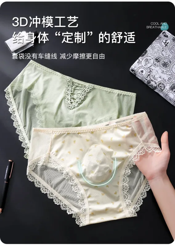 Calcinha de cetim sissy masculina, tamanho grande, sexy, renda transparente, lingerie brilhante, cintura média, laço em u, bolsa convexa — image 8