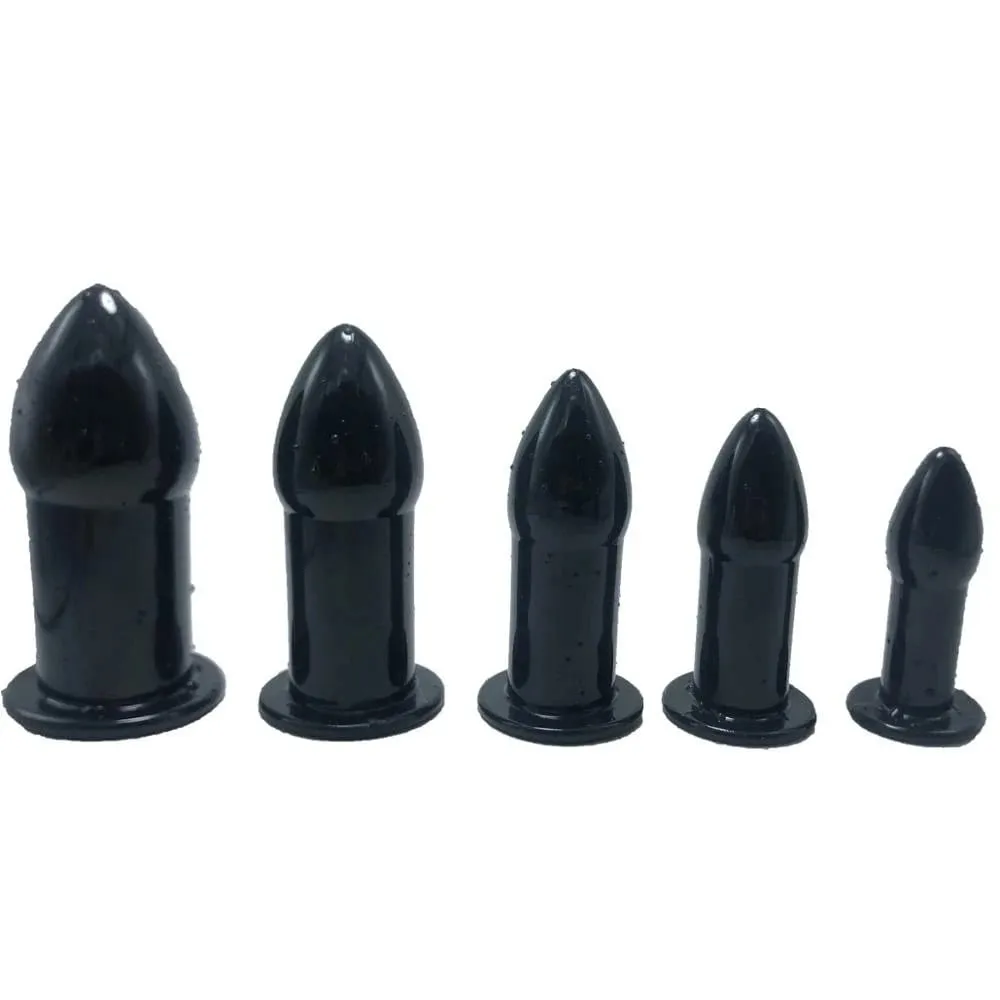 5PCS/Set Anal Plug Bullet Shape Butt Plug Trainer Kit Dilator Progressive Training Adult Sex Toy for Women Men Couples Gear — image 1