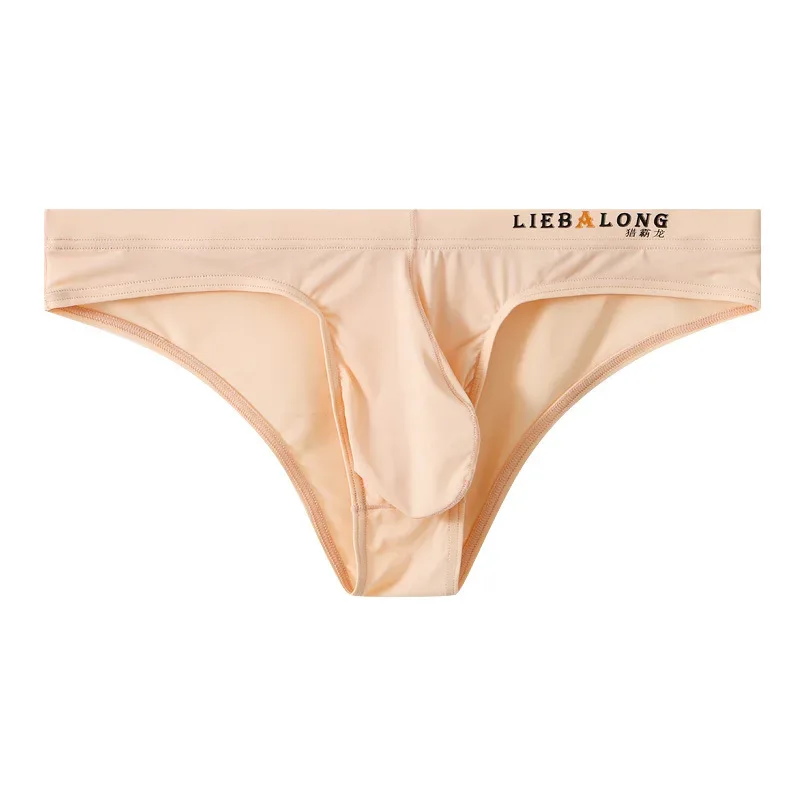Cuecas masculinas biquíni sexy roupa interior masculina de seda gelo pênis bolsa cuecas calzoncillos hombre deslizamento gay lingerie sólida — image 24