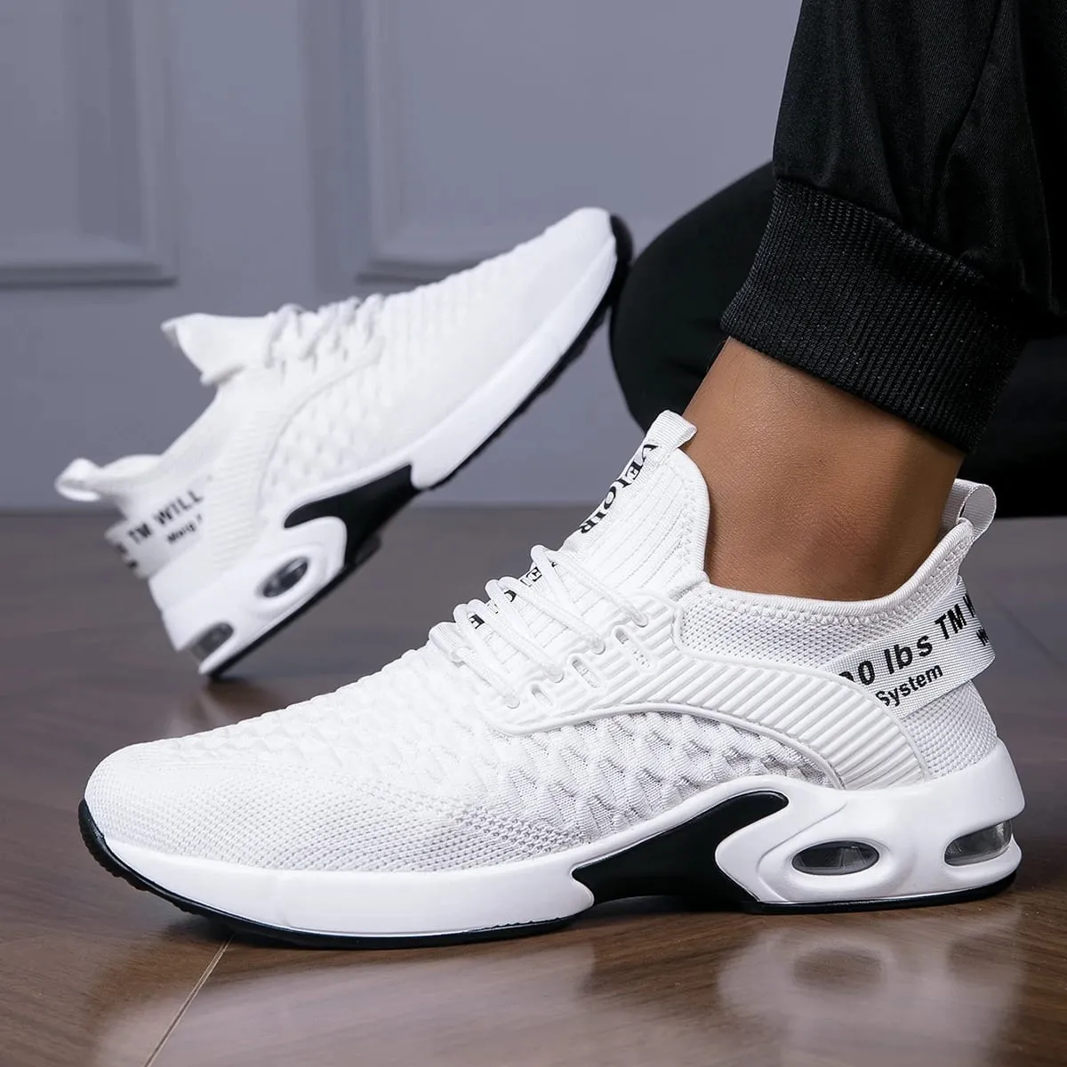 New Men's Sneakers Thick Sole Comfortable Casual Shoes Lightweight Breathable Fashion Running Shoes Luxury Male Tenis Masculino — image 2