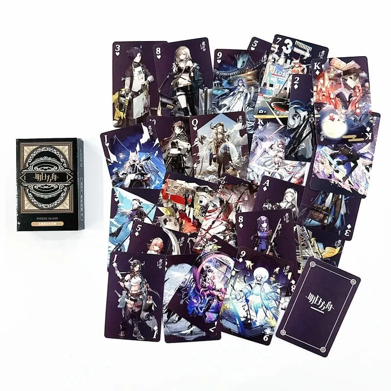 54PCS Arknights Game Character Poker Playing Cards Limited Edition Collectible Photo Fans Collection Gift — image 1