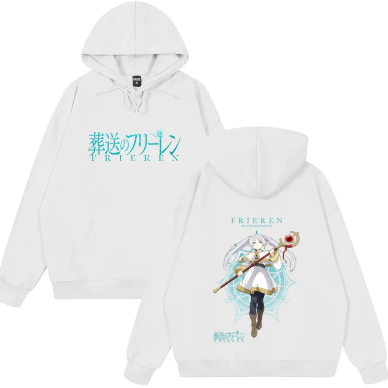 Vintage Wear Anime Frieren: Beyond Journey's End Frieren Graphic Tops Men Women Fashion Long Sleeve Casual Streetwear Funny Tops — image 11