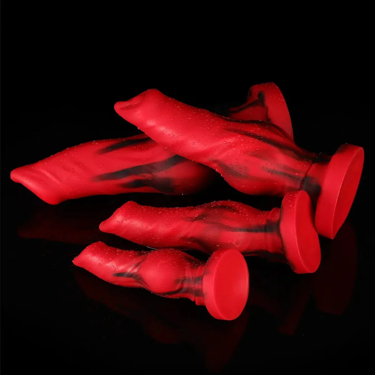 Τεράστια σιλικόνη Fantasy Anal Dildo Anal Plug Προστάτη Σεξ για Άντρες Γυναίκες Big Knot Dog Dildo Βεντούζα βεντούζα πισινό κόκορα Sex Toys18 — image 1