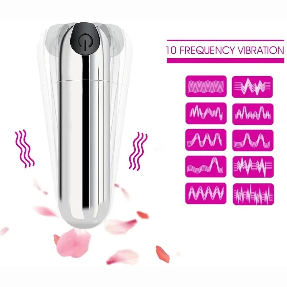Varinha massageadora saltando ovo bala vibrador g-ponto mamilo clitóris estimulador adulto brinquedos sexuais para mulheres vibrador masturbador sex shop — image 5