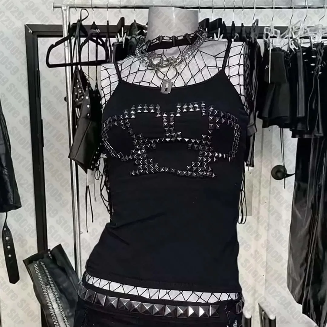 Women's Corset Top Y2k Crop Top Sexys Tanks & Camis 2000s Tops With Suspenders Goth Clothes for Women Aesthetic Clothing Summer