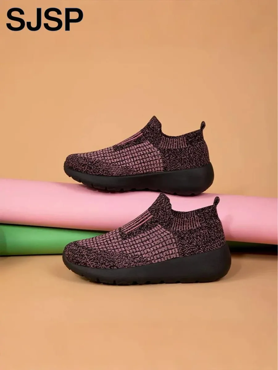 Men's Casual Sports Shoes Breathable Lightweight Sneakers Outdoor Mesh Black Running Shoes Sports Jogging Walking Shoes — image 6
