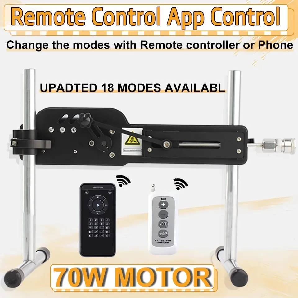 App-Controlled Mute High-Power 70W Dildo Sex Machine na may Vac-u-Lock Dildo Attachment At Pumping Gun Pang-adultong Laruang — image 5