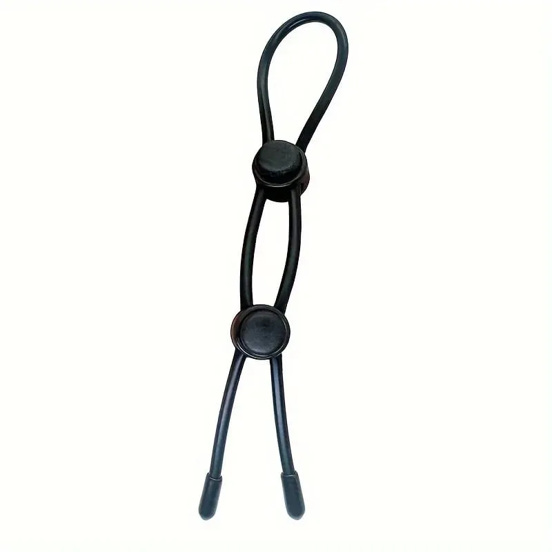 Adult Male Adjustable Penis Loops Rope Sex Toys Silicone Cock Rings Male Sex Toys — image 6