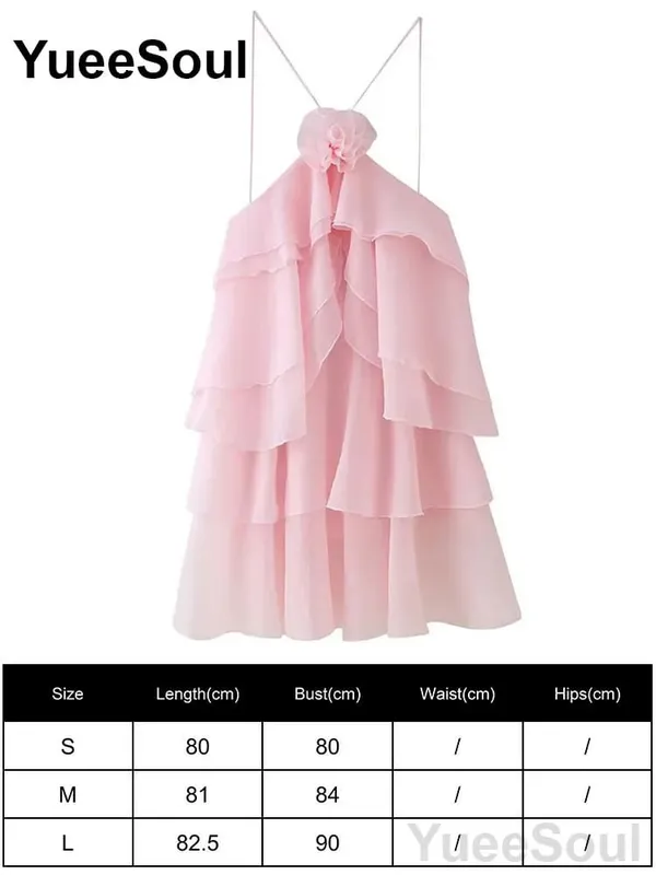 Pink Women's Dress Elegant Evening Birthday Party Female Dresses 2026 Summer New Sweet Cute Y2K Casual High Street Lolita Dress — image 25