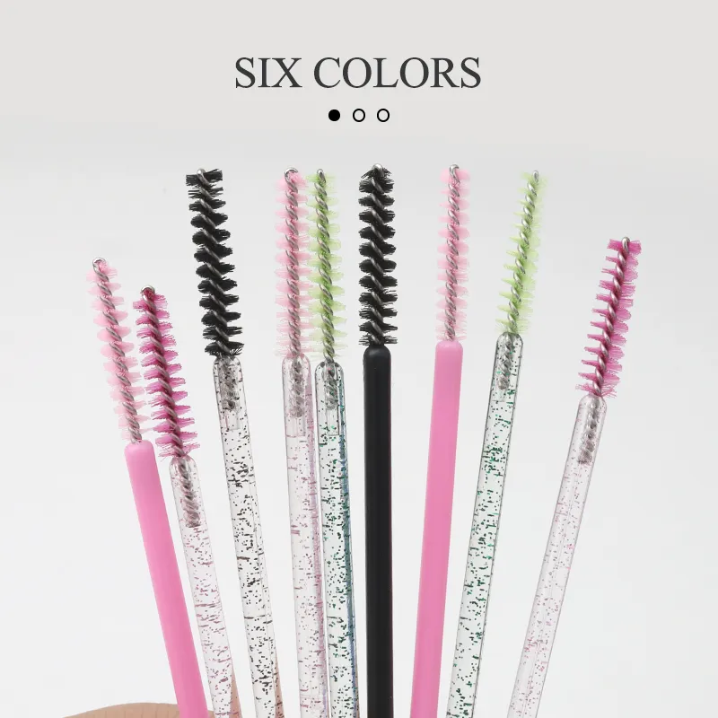 50/100pcs Disposable Mascara Wands Eyelash Spoolies Brushes Micro Lash Extension Tool Makeup Beauty Cosmetic Supply — image 3