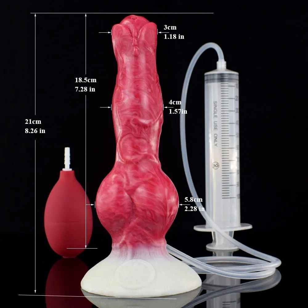 Ejaculation Anal Plug Dog Knot Dildo na may Malakas na Sucker Vaginal Stimulation Squirting Penis Erotic Adult Sex Toys 18+ — image 6